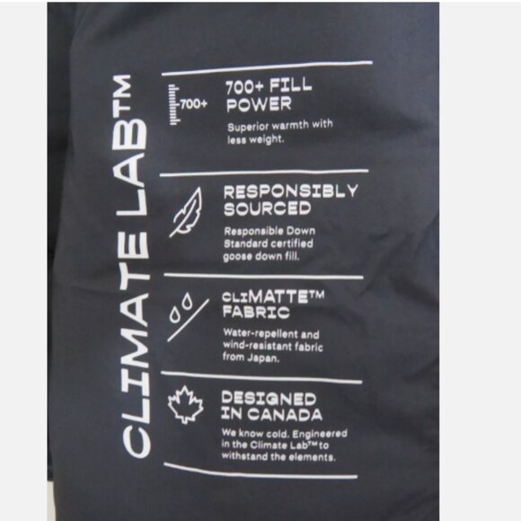 Aritzia Size Small Mens Super Puff Vest Black 700 Goose Down NEW $225 - Picture 7 of 7